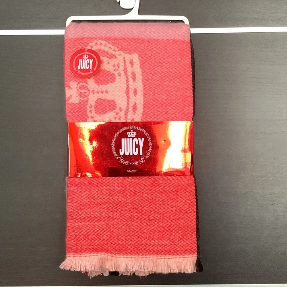 Juicy Couture Colorblock Logo Scarf